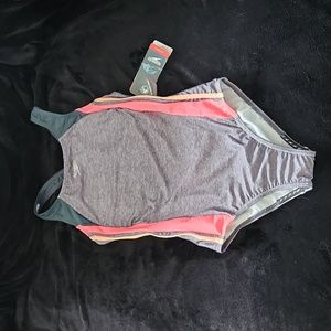Girls gray Speedo swimsuit size 14y